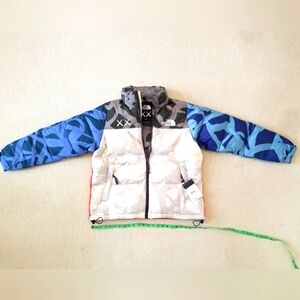 NWT THE NORTH FACE X Kaws 1996 Nuptse 700 Jacket 'Grey'